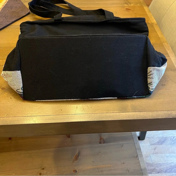 Christmas Snowman Tapestry Tote Bag - Picture 3 of 7